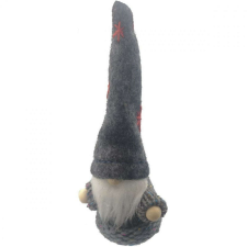 Saska Garden Karácsonyi Manó Dekoráció - Szürke - 11 cm karácsonyi dekoráció