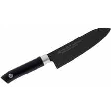 Satake Swordsmith fekete 17cm univerzális Santoku kés kés és bárd