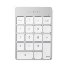 Satechi Aluminum Slim Wireless Keypad ezüst (ST-SALKPS) (ST-SALKPS) - Billentyűzet billentyűzet