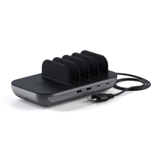 Satechi Dock5 töltőállomás szürke (ST-WCS5PM-EU) (ST-WCS5PM-EU) mobiltelefon kellék