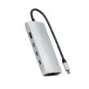 Satechi USB-C MultiPort Adapter 8K with Ethernet V3 - Silver (ST-P8KES)