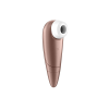 Satisfyer 1 Number One - vízálló léghullámos csiklóizgató (barna)