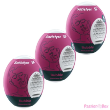 Satisfyer Egg Bubble - maszturbációs tojás szett (3db) maszturbátor