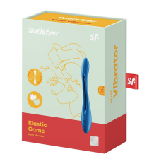 Satisfyer Elastic Game flexibilis szárú duplavibrátor (kék) vibrátorok