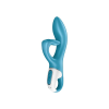 Satisfyer Embrace Me - akkus, csiklókaros vibrátor (türkiz)