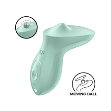 Satisfyer Exciterrr - forgó gyöngyös csiklóvibrátor (zöld) vibrátorok