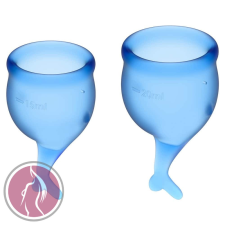Satisfyer Feel secure Menstrual Cup (dark blue) intimhigiénia nőknek