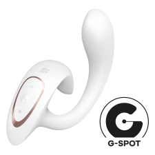 Satisfyer G for Goddess 1 - csikló- és G-pont vibrátor (fehér) vibrátorok
