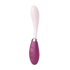 Satisfyer G-Spot Flex 3 - akkus G-pont vibrátor,pink-bordó. vibrátorok