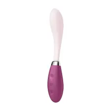 Satisfyer G-Spot Flex 3 - akkus G-pont vibrátor (pink-bordó) vibrátorok