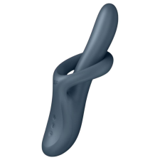 Satisfyer Heat Flex - melegítős csiklókaros vibrátor (szürke) vibrátorok