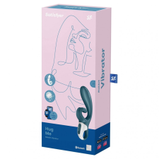 Satisfyer Hug Me kétmotoros csiklóágas vibrátor (kék) (APP-os) vibrátorok