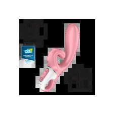 Satisfyer Hug Me - okos, csiklókaros vibrátor  Szín: rózsaszín (4061504036588) vibrátorok