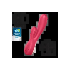 Satisfyer Mono Flex - okos, vízálló vibrátor  Szín: málna vibrátorok