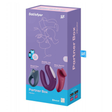 Satisfyer Partner Box 3. alsóba helyezhető vibrátor, párvibrátor és péniszgyűrű szett vibrátorok