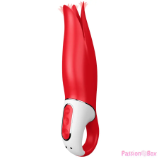 Satisfyer Power Flower - akkus, vízálló vibrátor (piros) vibrátorok