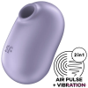 Satisfyer Pro To Go 2 - akkus, léghullámos csiklóizgató (viola)