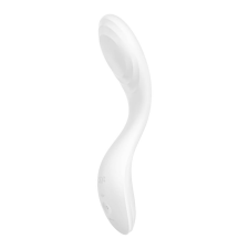 Satisfyer Rrrolling - akkus, mozgó golyós G-pont vibrátor (fehér) vibrátorok