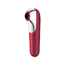 Satisfyer Satisfyer Dual Love - okos, akkus, vízálló hüvelyi és csikló vibrátor (piros) vibrátorok