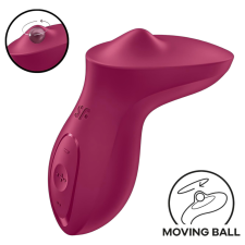 Satisfyer Satisfyer Exciterrr - forgó gyöngyös csiklóvibrátor (piros) vibrátorok