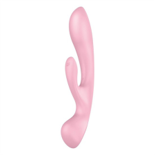 Satisfyer Satisfyer Triple Oh - akkus, csiklókaros vibrátor  [Szín: kék] vibrátorok