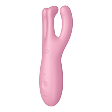 Satisfyer Threesome 4 - okos, akkus csiklóvibrátor (pink) vibrátorok