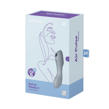 Satisfyer Trinity 3. vibrátor, léghullámos csiklóizgatóval (szürke) vibrátorok