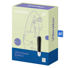 Satisfyer Ultra Power Bullet 2. akkumulátoros minivibrátor (fekete) vibrátorok