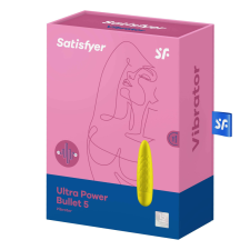 Satisfyer Ultra Power Bullet 5. akkumulátoros minivibrátor (sárga) vibrátorok