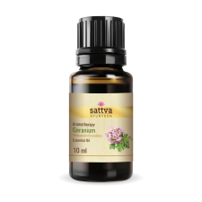 Sattva Ayurveda Geránium illóolaj 10 ml - Sattva Ayurveda illóolaj