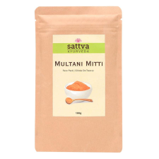 Sattva Ayurveda Gyógynövényes arcpakolás - Multani Mitti 100g - Sattva Ayurveda jóga felszerelés