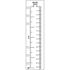 SATURNUS "Gyűrűs kalendáriumhoz vonalzó ""M""" határidőnapló