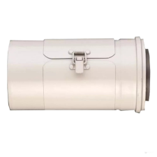  Saunier Duval koncentrikus ellenőrző idom, egyenes, PPs/alu 80/125mm hűtés, fűtés szerelvény