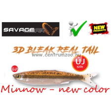  Savage Gear Lb 3D Bleak Real Tail 13.5Cm 14G 4Pcs 08-Minnow Gumihal (57501) New csali