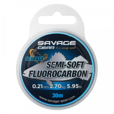 SAVAGE GEAR Semi Soft fluorocarbon 30m monofil előkezsinór - 0,35mm 6,72kg horgászzsinór