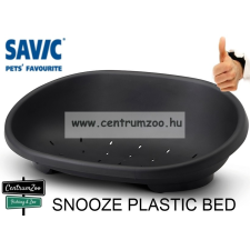  Savic Snooze Plastic Bed Large - Black - 80Cm Fekhely Fekete Színben szállítóbox, fekhely kutyáknak