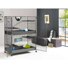  SAVIC Suite Royale XL - ketrec (szürke) kisállatok részére (115x67,5x153cm) ketrec, szállítóbox rágcsálóknak