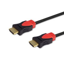 Savio CL-113 HDMI - HDMI 2.0 Kábel 5m - Fekete/Piros (CL-113) kábel és adapter