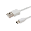 Savio CL-123 USB-A apa - Micro USB apa 2.0 Adat és töltőkábel - Fehér (1m)