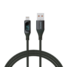 Savio CL-173 USB-A apa - Lightning apa 2.0 Adat és töltőkábel (1m) kábel és adapter
