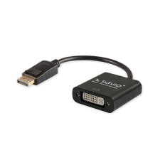 Savio CL-91 Displayport (apa) – DVI (anya) adapter fekete kábel és adapter