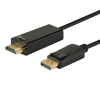 Savio Elmak Savio CL-56 DP-HDMI A 1, 5 M Fekete video átalakító kábel (SAVIO CL-56) - pepita