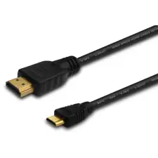 Savio HDMI Mini HDMI Átalakító Fekete 1.5m CL-09 kábel és adapter