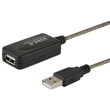 Savio USB Hosszabbító Fekete 5m CL-76 kábel és adapter