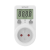 Savio Wattmeter SAVIO LCD AE-02 dugalj fogyasztásmérővel - Fehér (SAVAE-02)