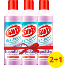 Savo Savo Klórmentes fertőtlenítőszer padlóra Levendula 3x 1 l tisztító- és takarítószer, higiénia