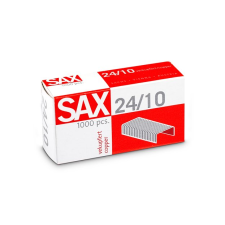 Sax 24/10 Réz Tűzőkapocs (1000 db) (7330003000) gemkapocs, tűzőkapocs