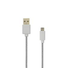 SBOX kábel, cable usb a male - micro usb male 1 m white usb-1031w/r kábel és adapter