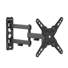 SBOX LCD-223-2 Dönthető/forgatható fali konzol 13"-43" fekete tv állvány és fali konzol