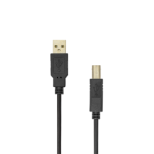 SBOX USB-1013/R USB-A apa - USB-B Apa 2.0 Adat és töltő kábel - Fekete (3m) (USB-1013/R) kábel és adapter